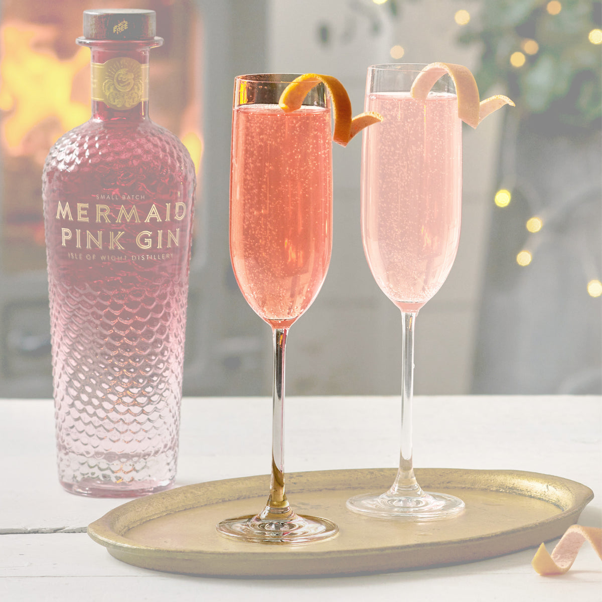 Bitter French - Mermaid Pink Gin Cocktails