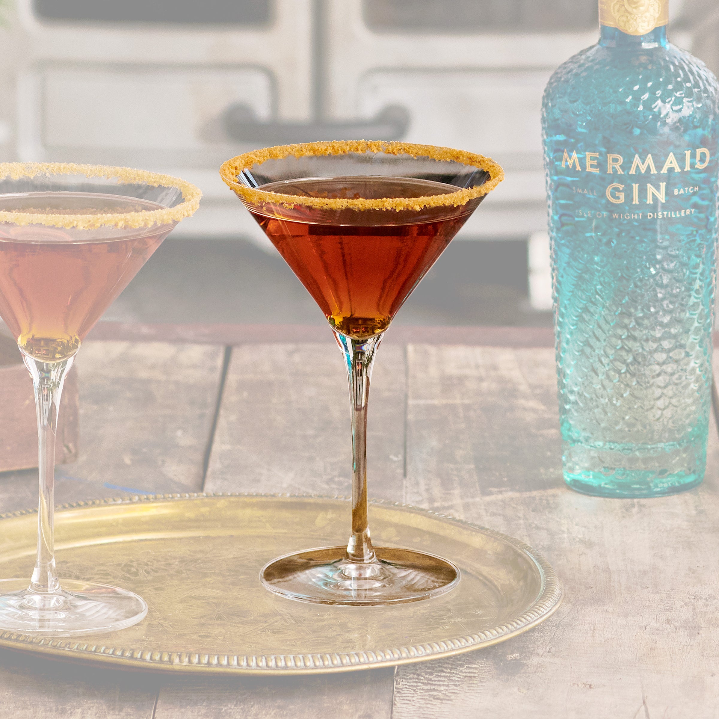 Bitter French - Mermaid Pink Gin Cocktails